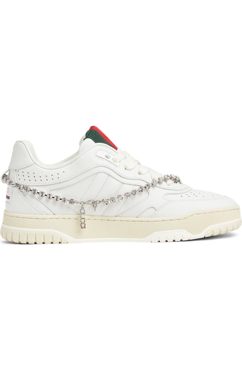 Gucci Re-Web Chain Detail Sneaker, Alternate, color,
