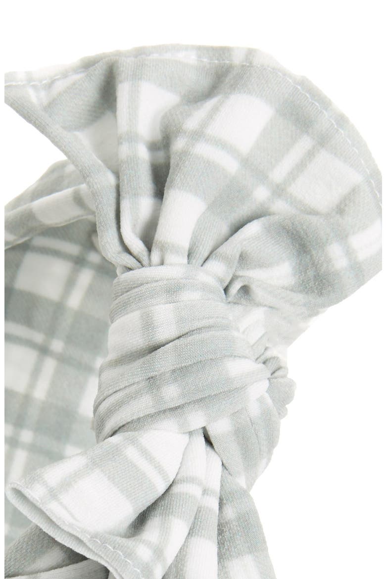 Print Knot Headband (Limited Edition), Alternate, color, GREY PLAID