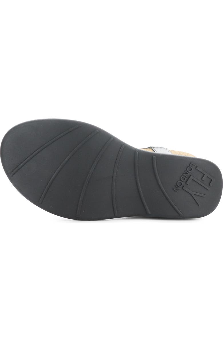 Fly London Gait Platform Wedge Sandal, Alternate, color,