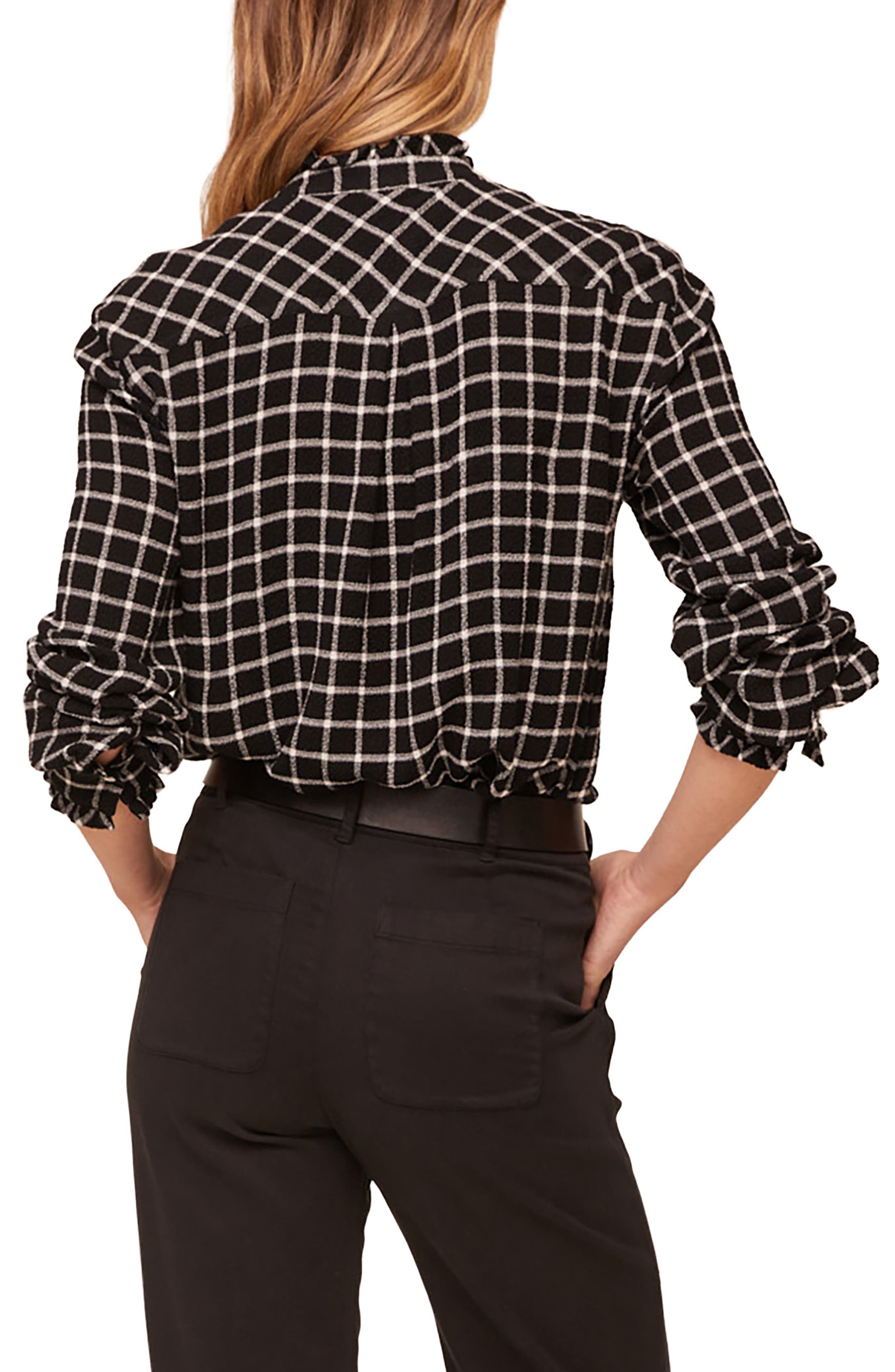 Bella Dahl Ruffle Edge Button Front Shirt (Women) | Nordstrom