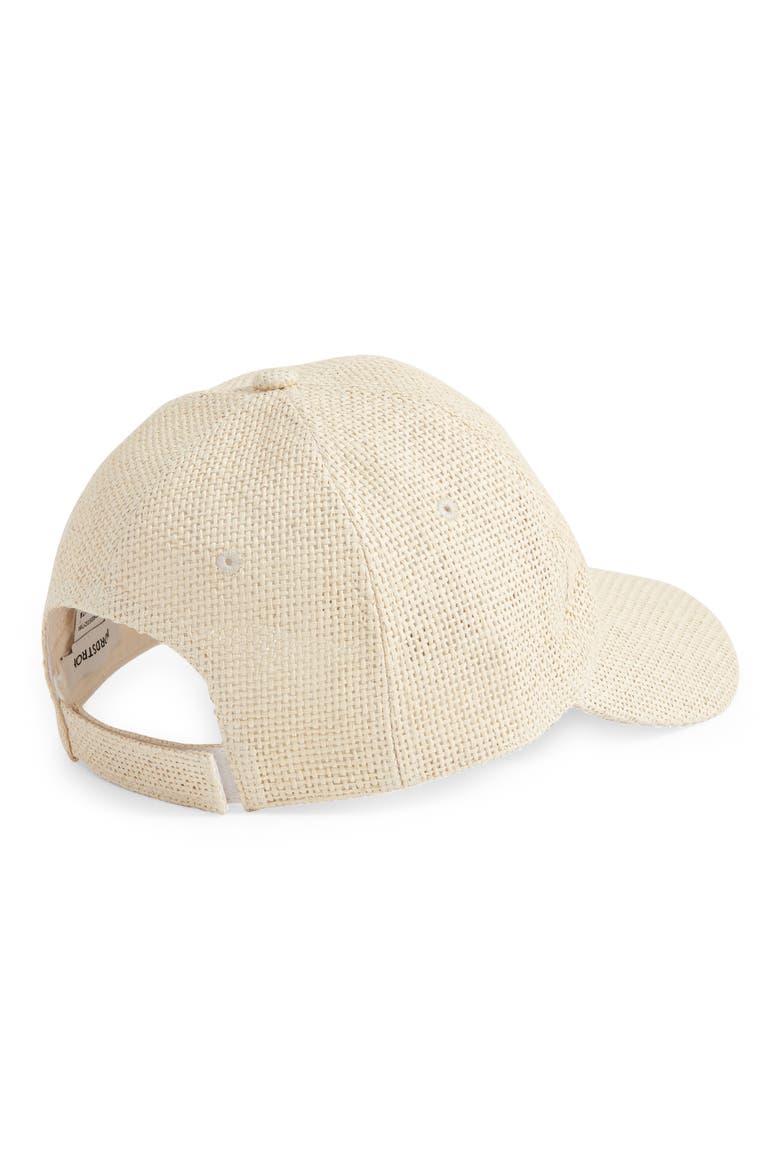 Straw Baseball Cap, Alternate, color, BEIGE LIGHT COMBO