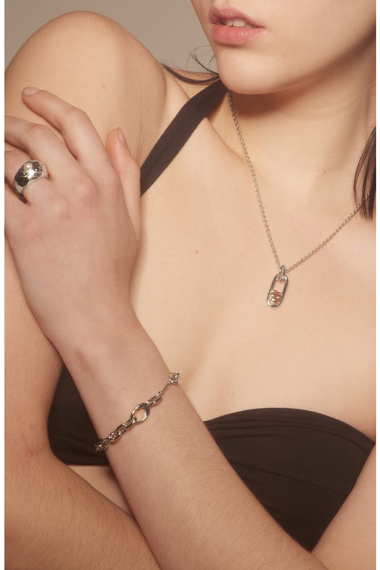 Margot Chain Bracelet, Alternate, color, SILVER/ PEARL