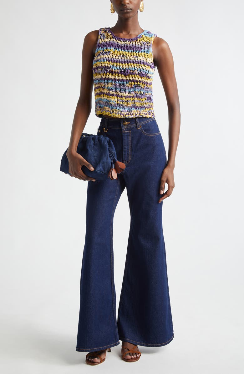 Zimmermann Kindred Spirit Flare Jeans, Main, color, Harbour Blue