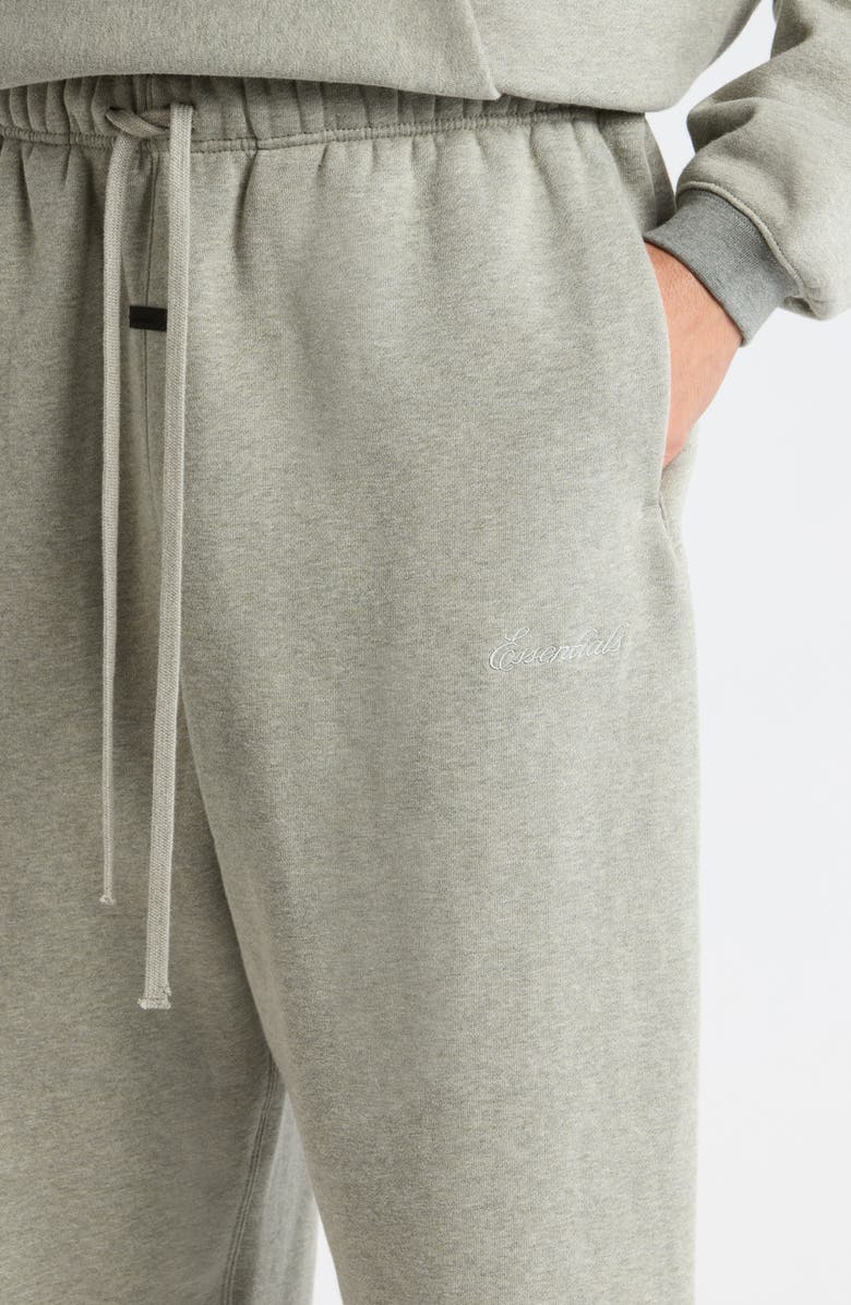 Fear of God Essentials Signature Classic Fit Jogger Sweatpants, Alternate, color, Concrete/Dark Concrete Heather