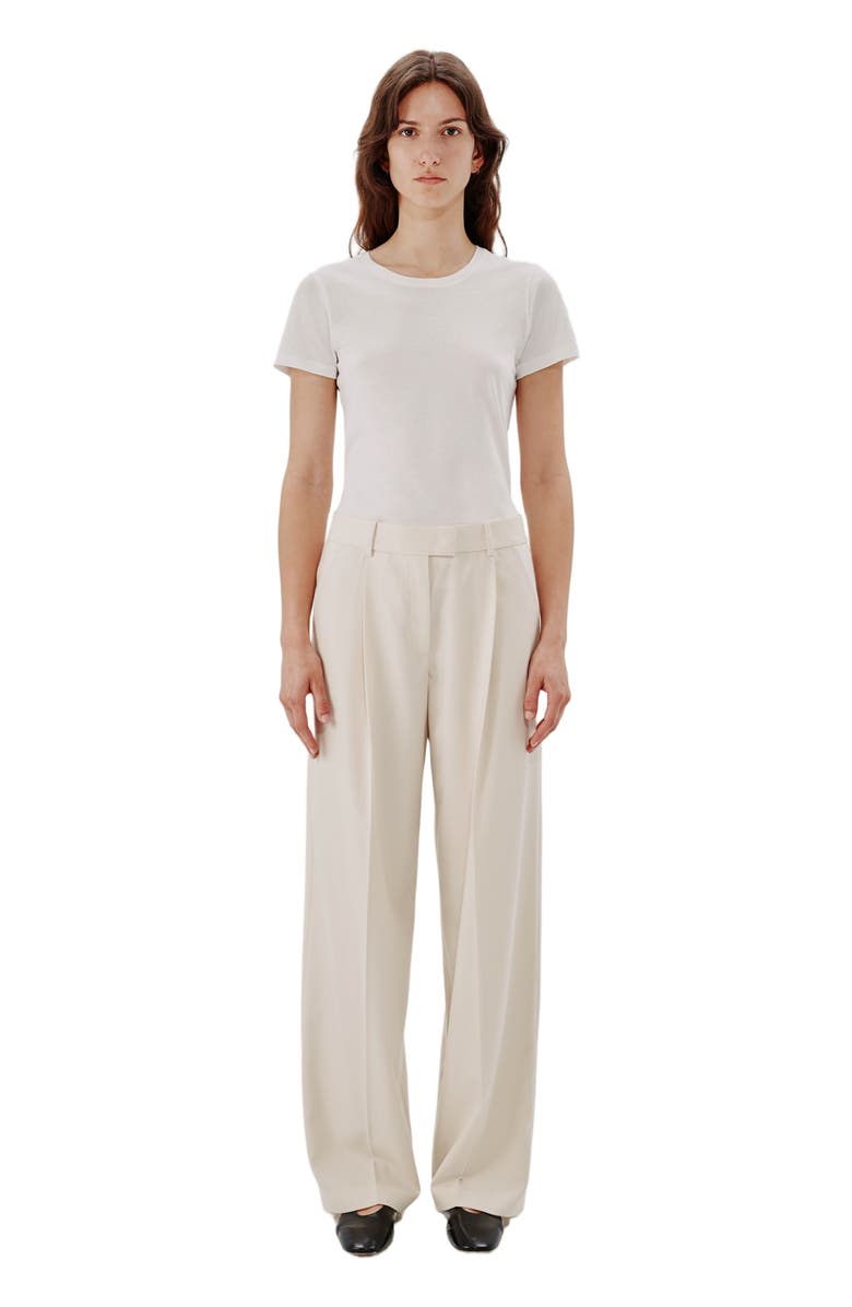 Another Tomorrow RELAXED WIDE LEG PANT, Main, color, 