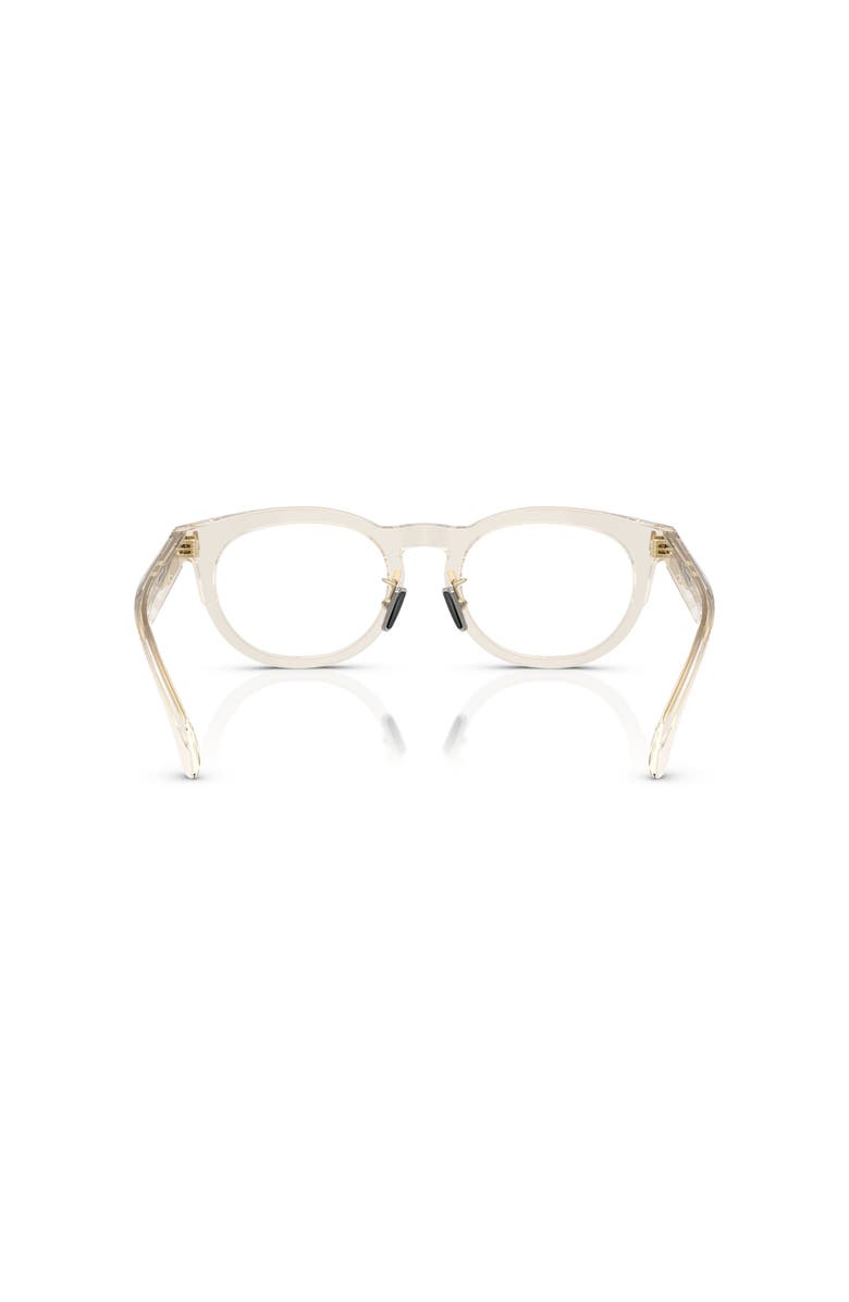 Moncler 50mm Phantos optical glasses, Alternate, color, White
