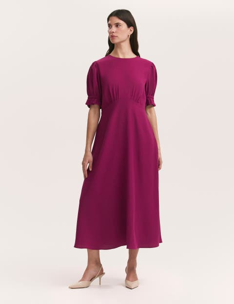 Mela Chiffon Midi Tea Dress