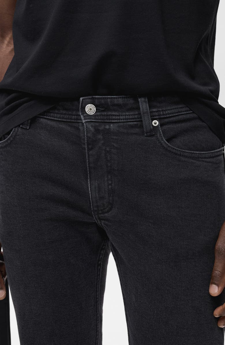 MANGO Jan Slim Fit Jeans, Alternate, color, Black Denim
