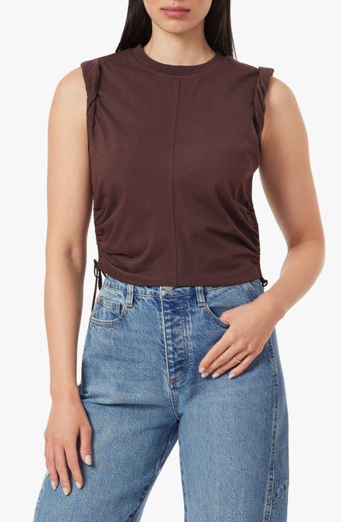The Luna Cinched Cotton Top
