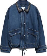 M&S Denim Bomber Jacket