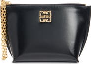 Givenchy Small 4G Liquid Calfskin Clutch