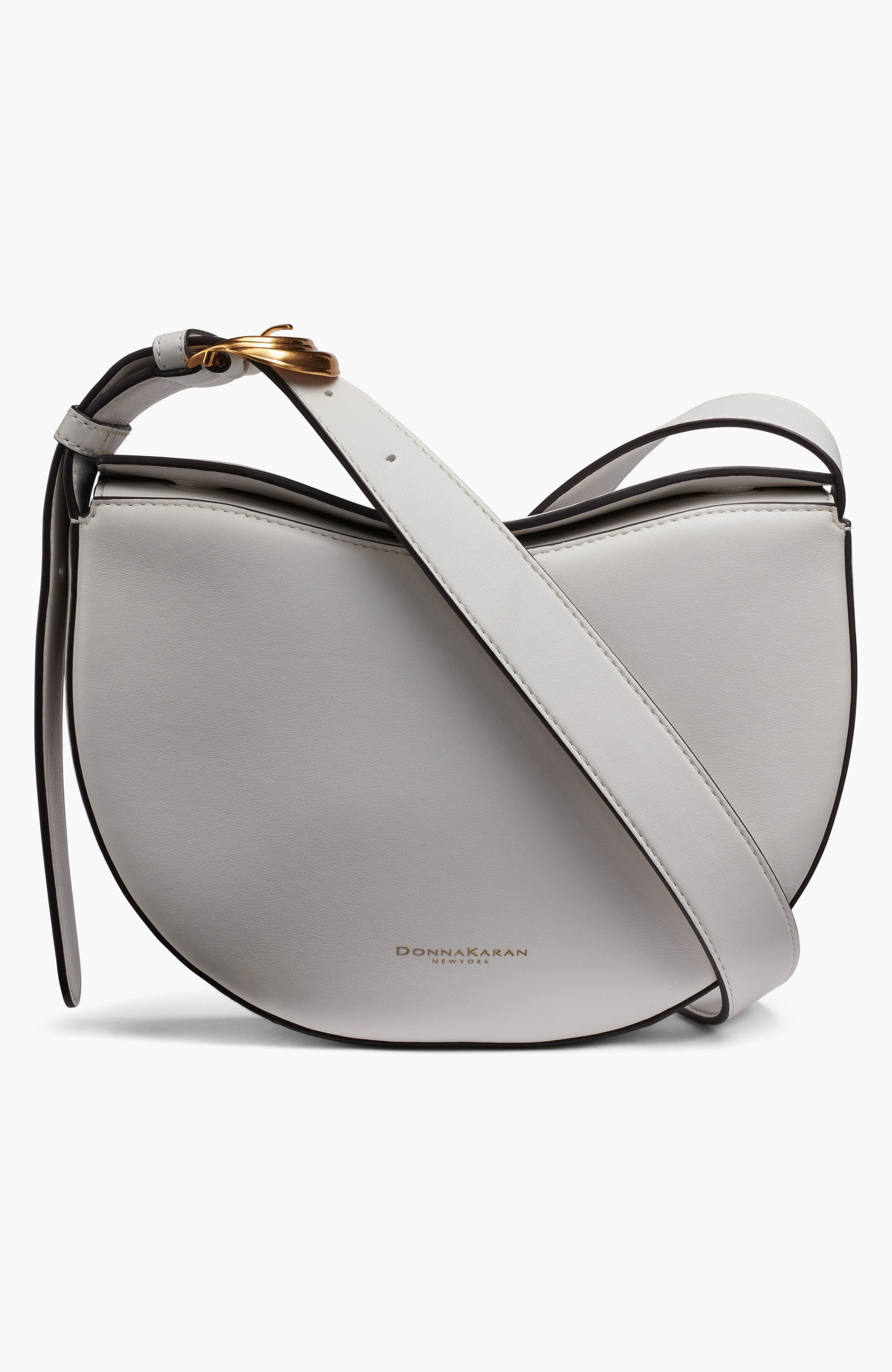 Donna Karan New York Valley Stream Crossbody, Main, color, Brillant White