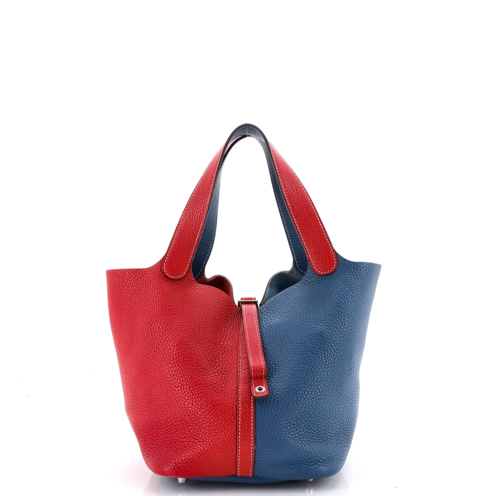 Picotin Lock Bag Bicolor Clemence MM, Main, color, None
