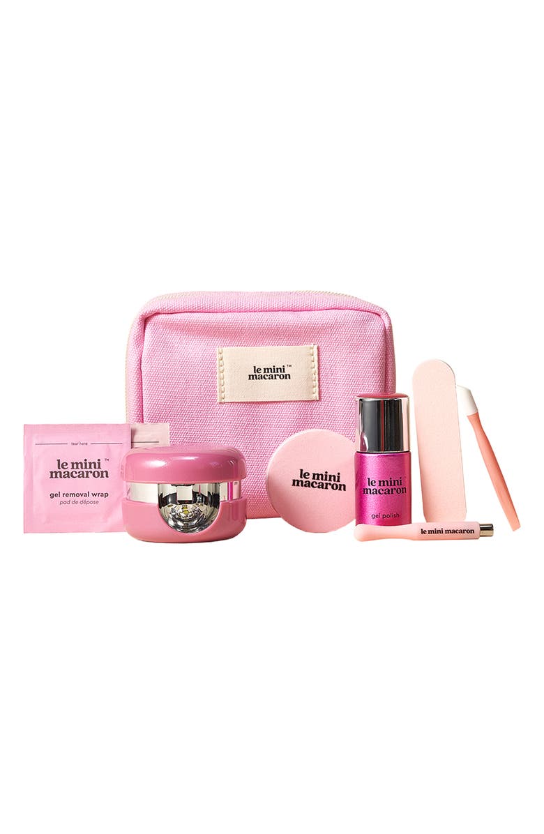 Le Mini Macaron Velvet Cat Eye Gel Manicure Kit, Main, color, Pink Velvet