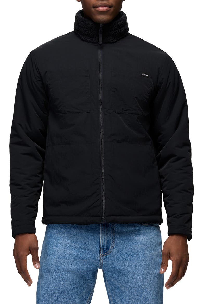 Encinitas Reversible Jacket, Main, color, BLACK / BLACK