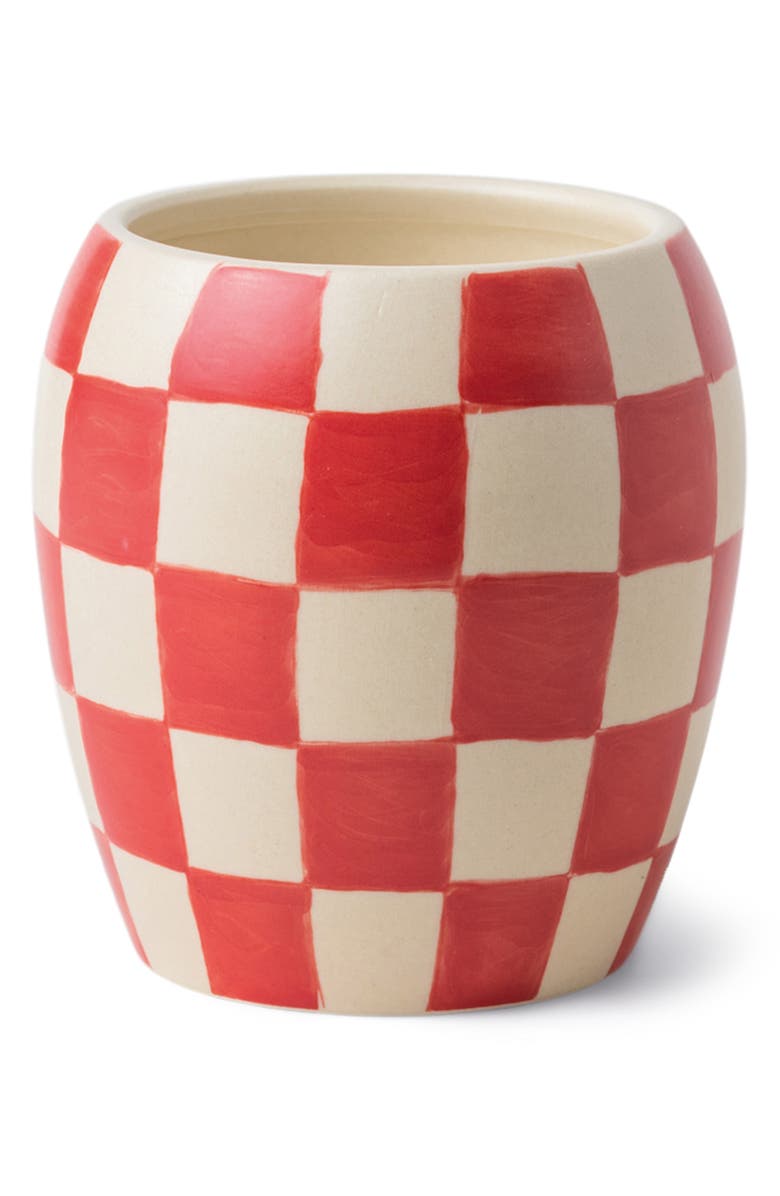 Paddywax Checkmate 11 Ounce Candle, Main, color, Red
