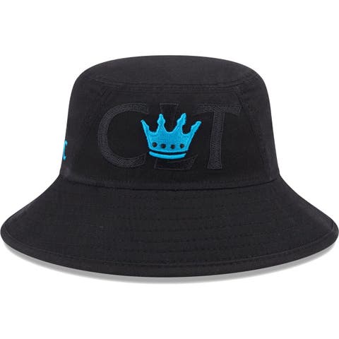 Men's New Era Black Charlotte FC Kick Off Bucket Hat