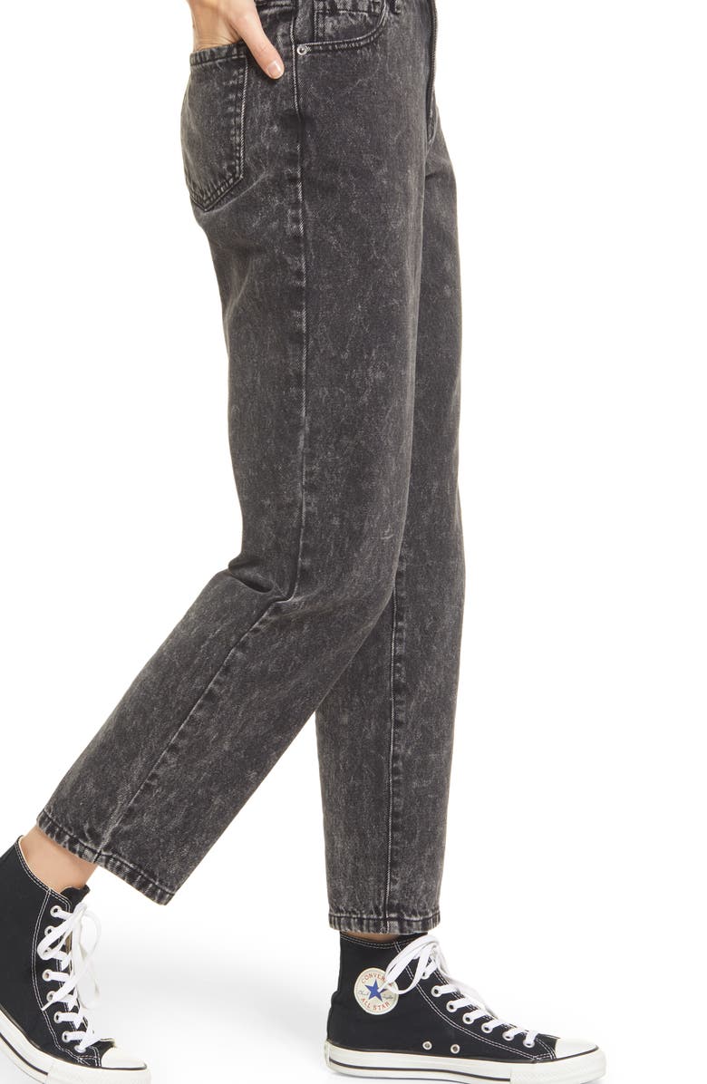 BP. Acid Wash Straight Leg Mom Jeans, Alternate, color,