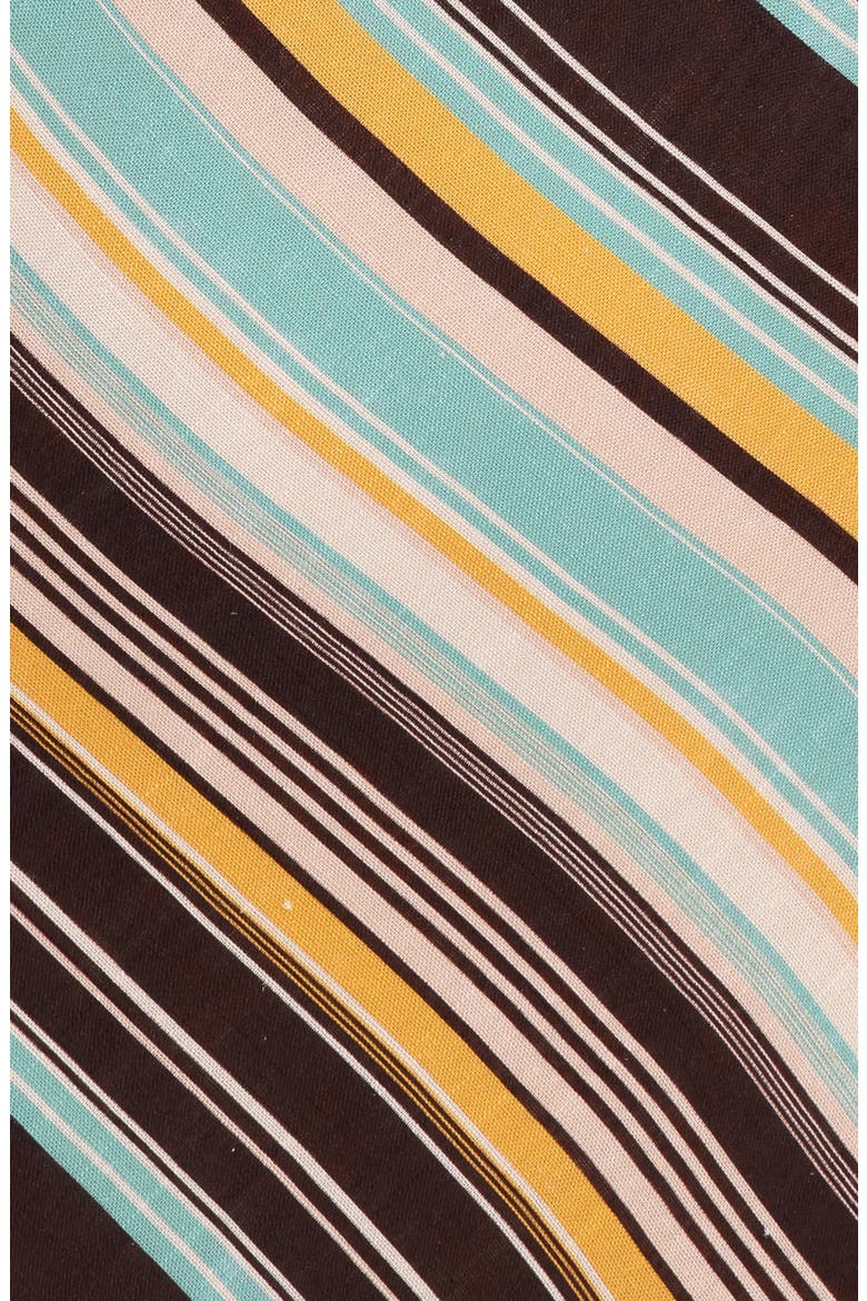 Kosta Stripe Sleeveless Minidress, Alternate, color, BROWN RETRO STRIPE
