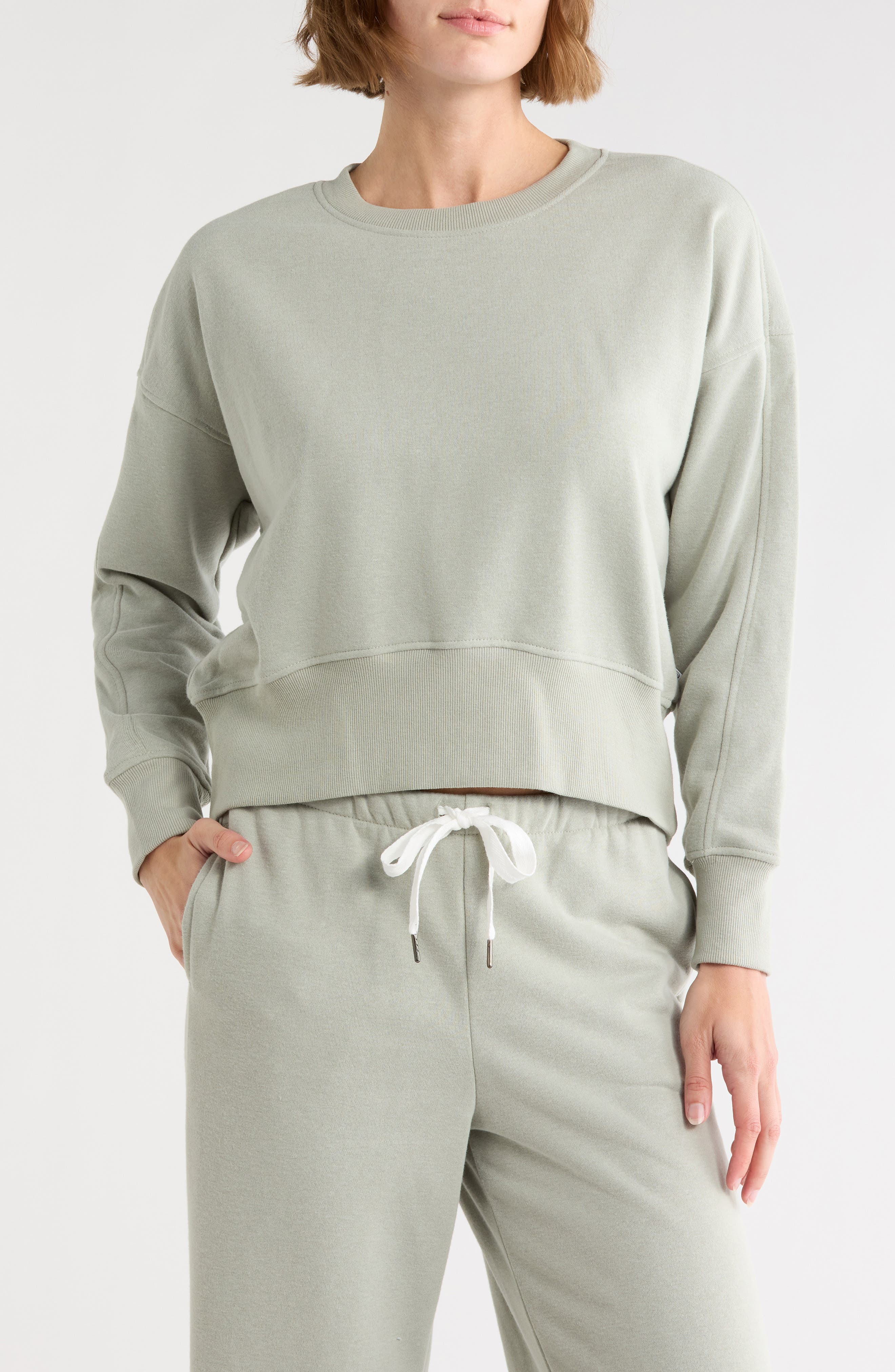 BALANCE COLLECTION Marley Cotton Blend Fleece Sweatshirt
