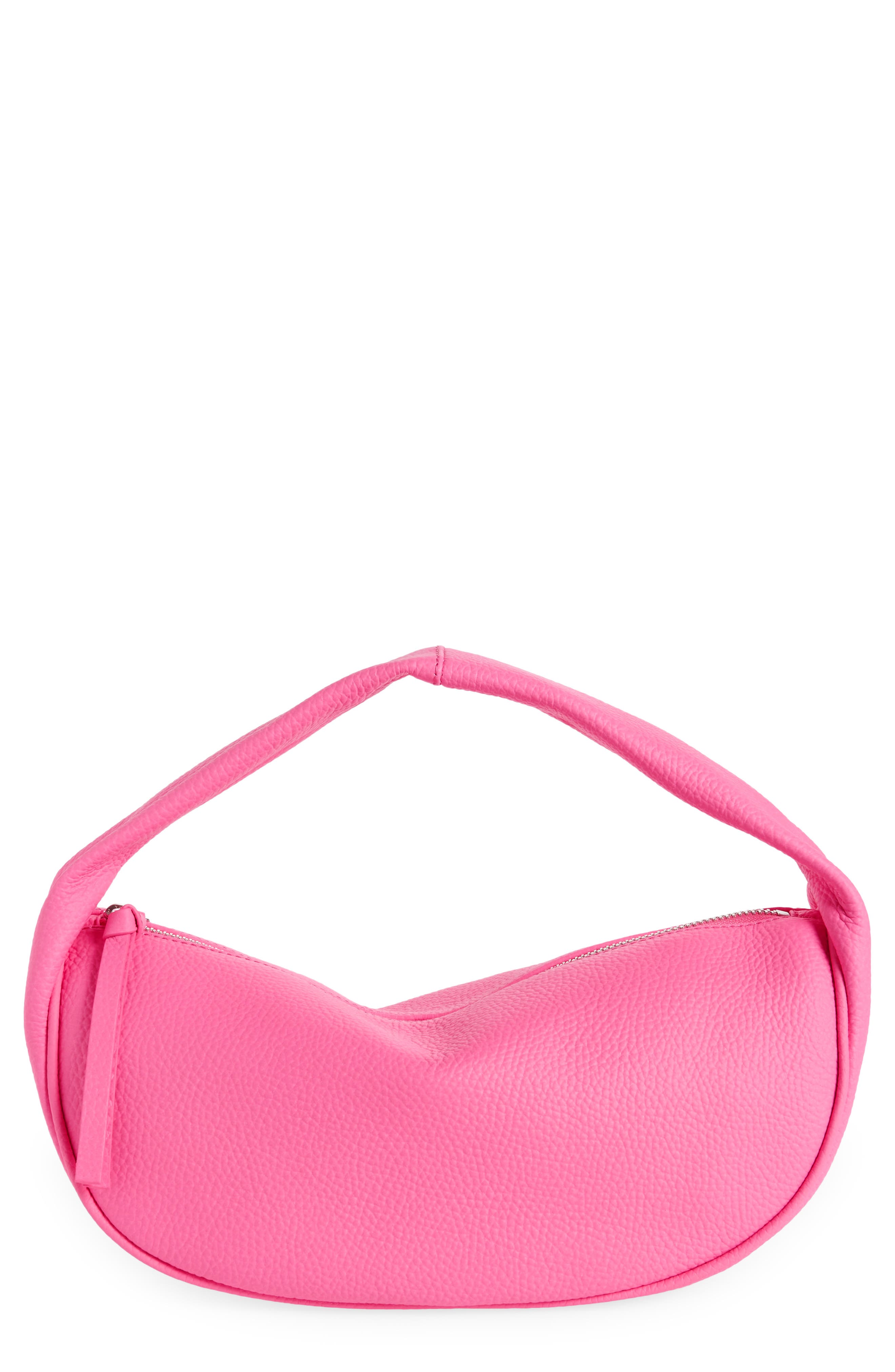 By Far Cush Leather Shoulder Bag, Main, color, 