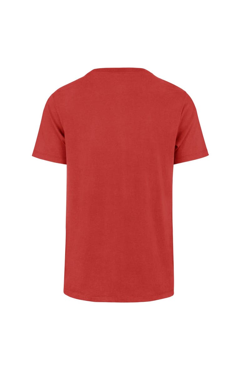 Men's '47 Red Kansas City Chiefs Stripe Splash Franklin T-Shirt, Alternate, color, Red