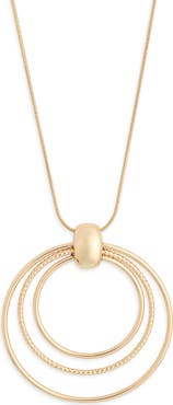 NORDSTROM RACK Circle Pendant Necklace