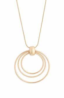 Circle Pendant Necklace