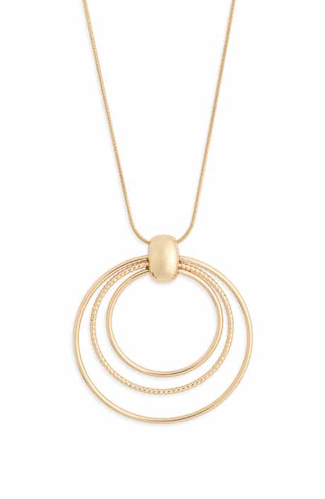 Circle Pendant Necklace