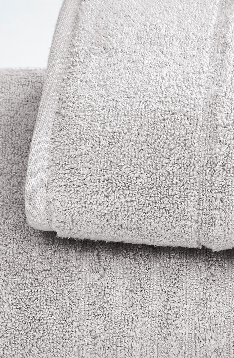 Woven & Weft Combed Cotton 4-Pack Bath Towels, Alternate, color, Soft Grey