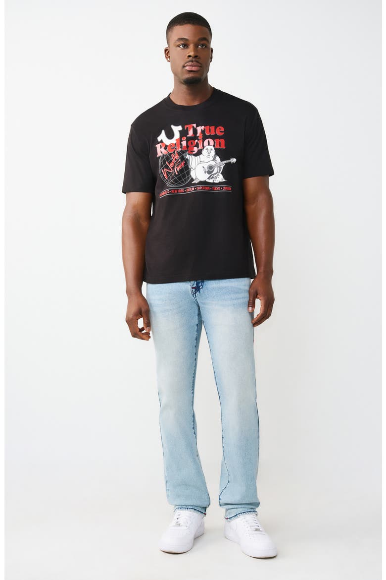 Universal Buddha Graphic T-Shirt, Alternate, color, JET BLACK