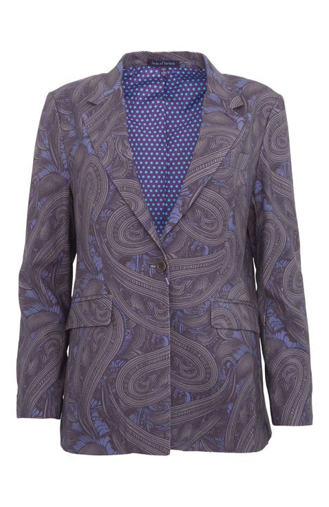 Julia Stretch Wool Tailored Blazer