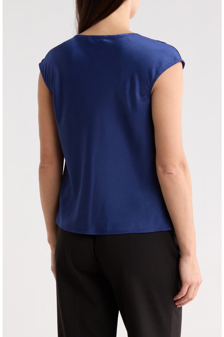 Cowl Neck Top, Alternate, color, NAVY