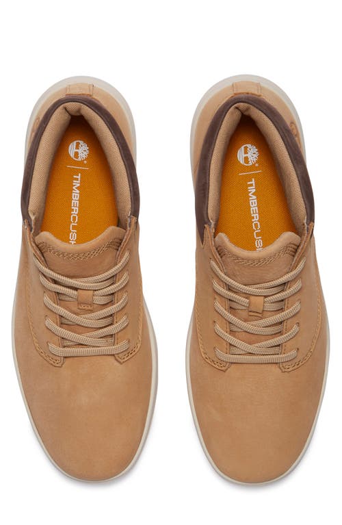 Timberland Emerson Mid Sneaker In Medium Beige Nubuck