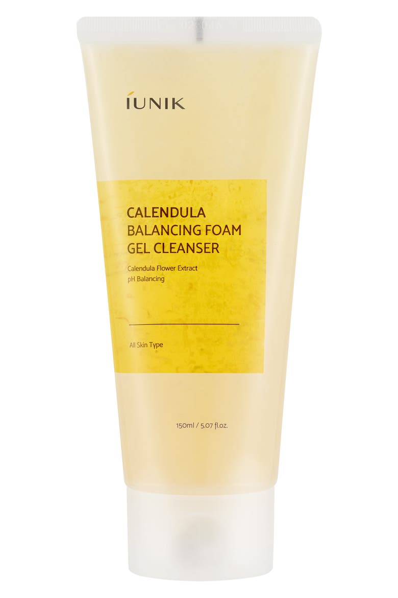 Calendula Balancing Foam Gel Cleanser, Main, color, NO COLOR