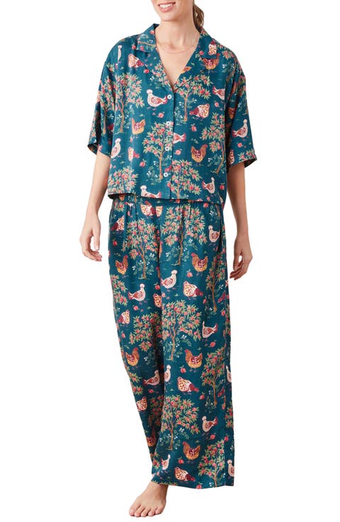 Wildest Dreams Chicken Satin Pajamas
