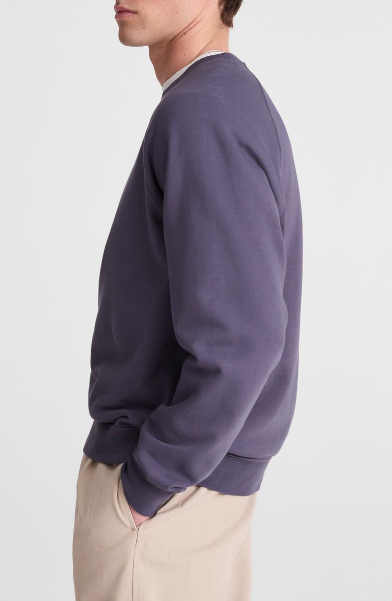 Madewell Crewneck Loopback Terry Sweatshirt, Alternate, color, Industrial Blue