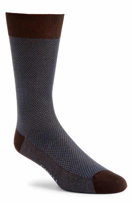 Canali Geometric Jacquard Dress Socks