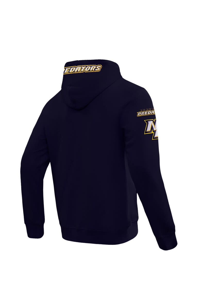 PRO STANDARD Men's Pro Standard Navy Nashville Predators Classic Chenille Full-Zip Hoodie Jacket, Alternate, color, Navy