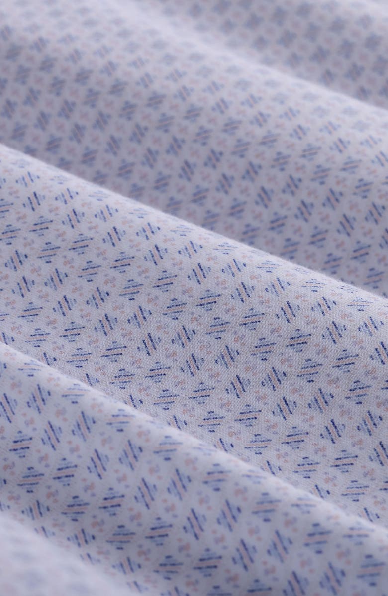 Bugatchi Devon OoohCotton<sup>®</sup> Diagonal Print Button-Up Shirt, Alternate, color, Dusty Pink