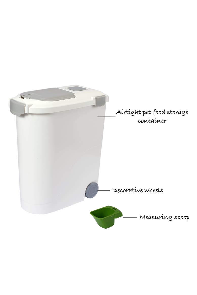 Airtight Pet Food Storage Container, Alternate, color, Multicolored