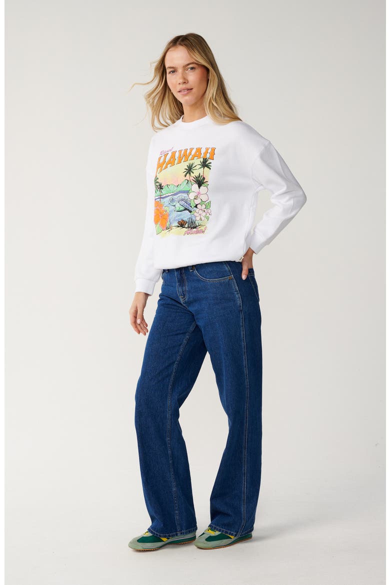Turtle Bay Relaxed Fit Graphic T-Shirt, Alternate, color, WHITE