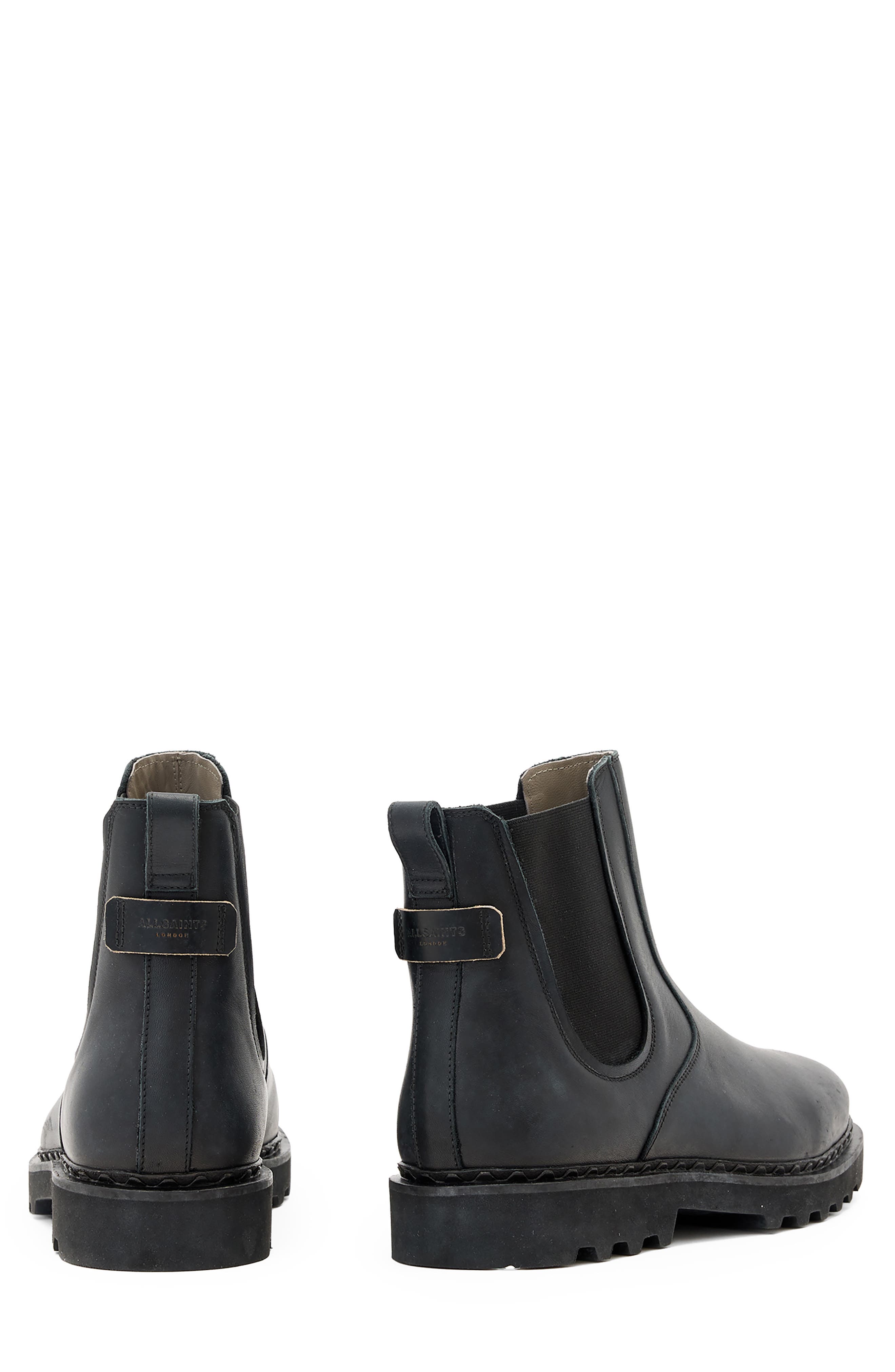 AllSaints Skiff Chelsea Boot, Alternate, color, Black