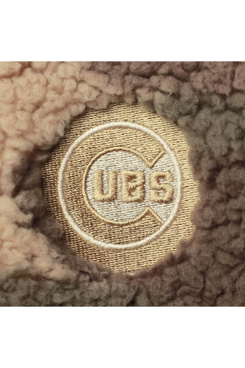 Women's G-III 4Her by Carl Banks Camo Chicago Cubs Sherpa Quarter-Zip Jacket, Alternate, color, Camo