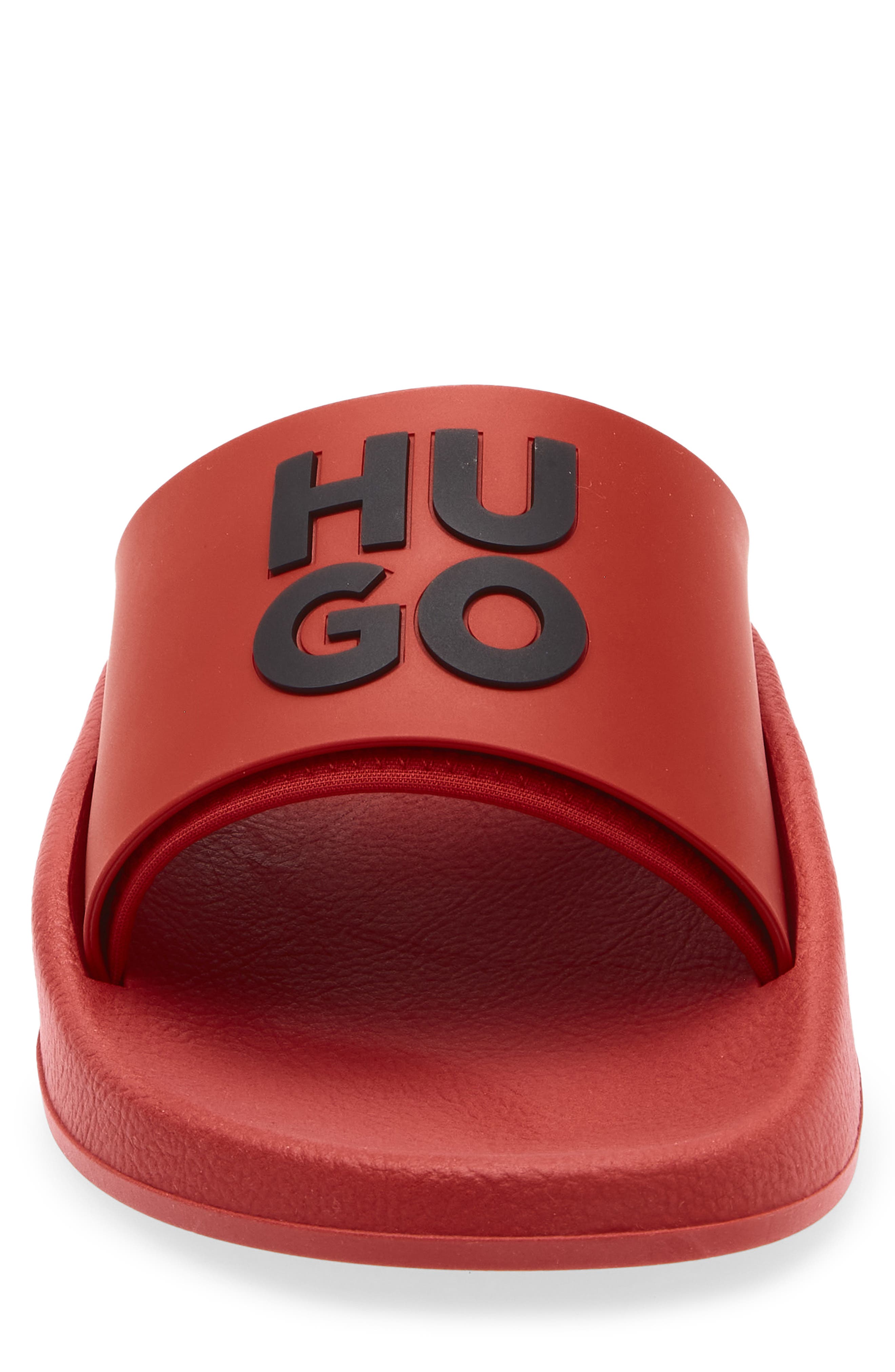 BOSS Nil Slide Sandal, Alternate, color, Red