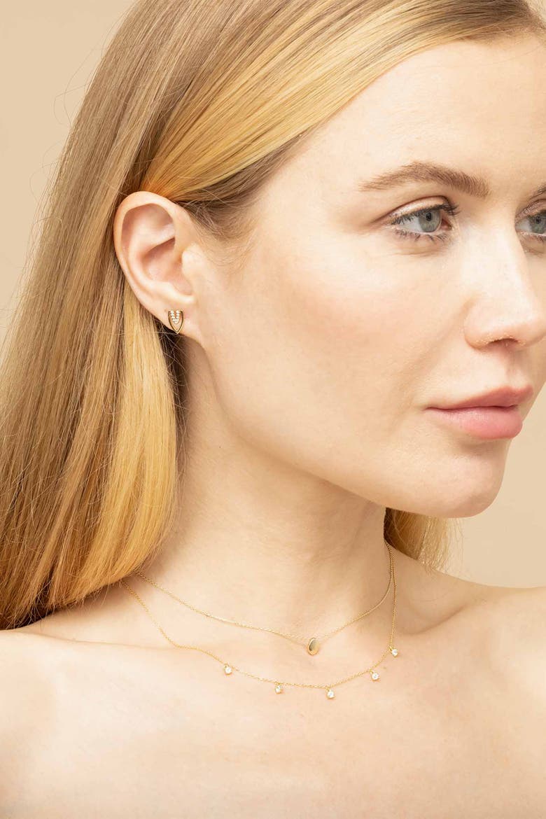 14K Yellow Gold Seeing Sparks Hanging Necklace, Alternate, color, Yellow Gold