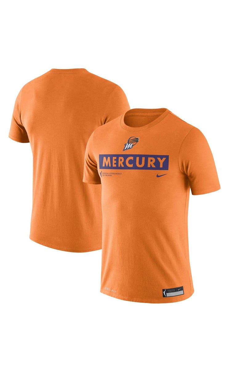 Nike Orange Phoenix Mercury Practice T-Shirt, Main, color, 