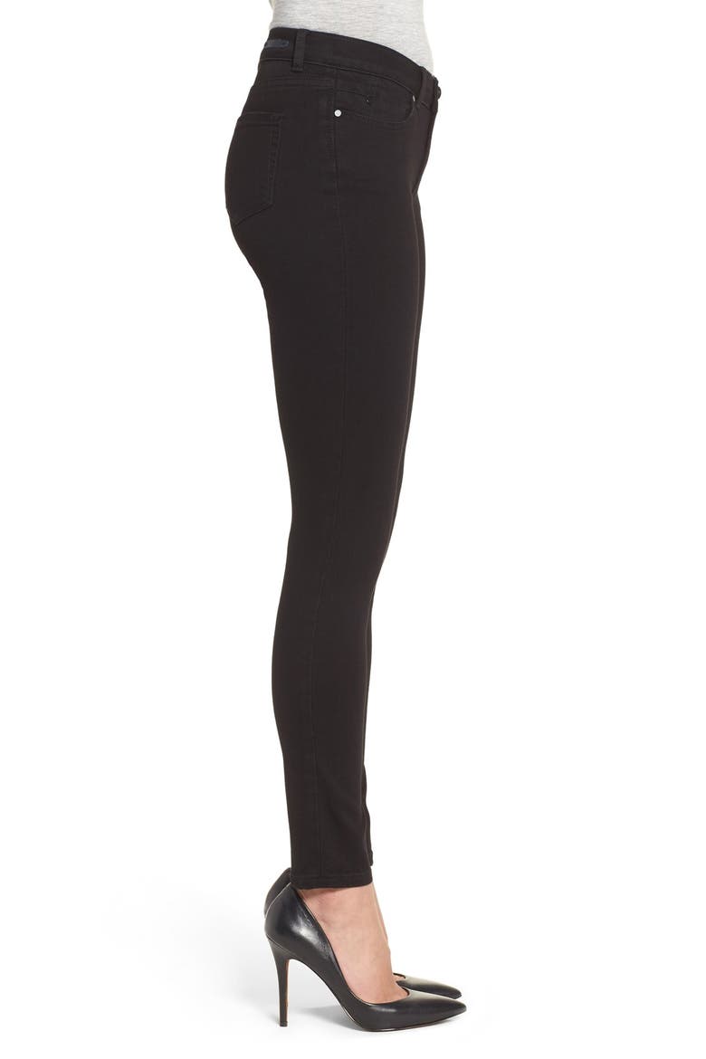 Stretch Skinny Jeans, Alternate, color, BLACK