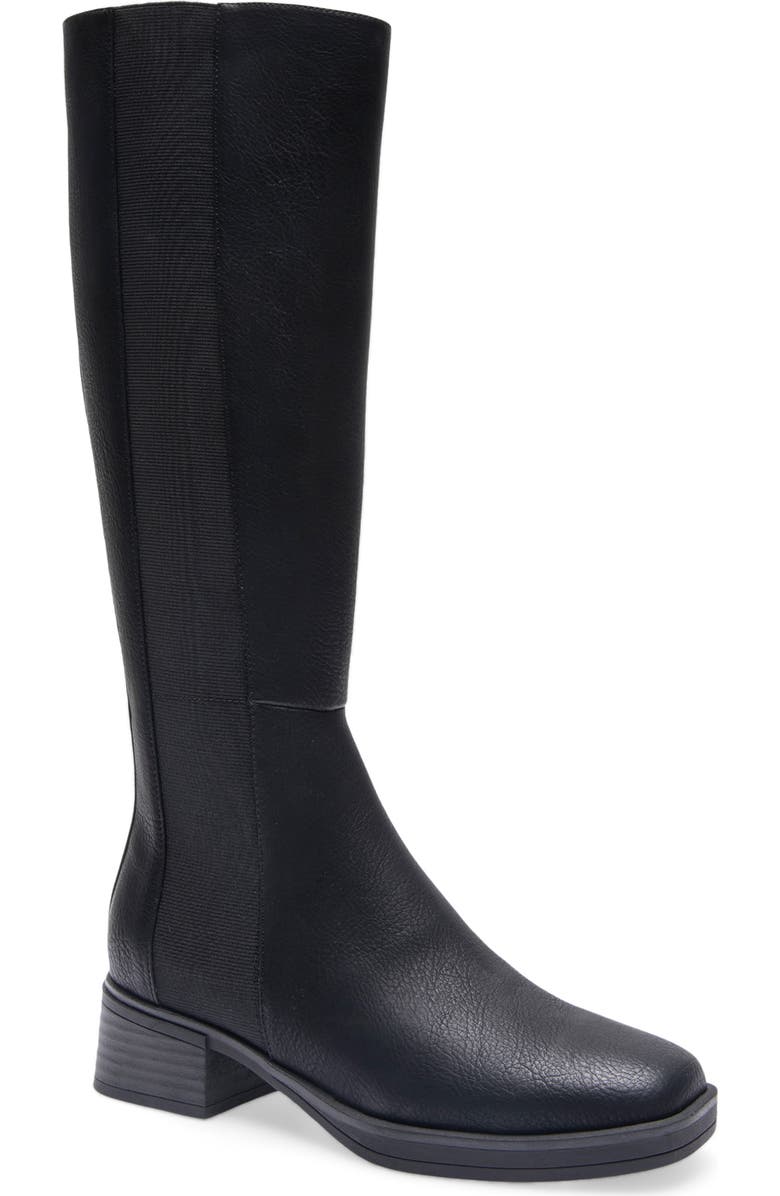 Aerosoles Daria Knee High Boot, Main, color, Black Grainy Pu