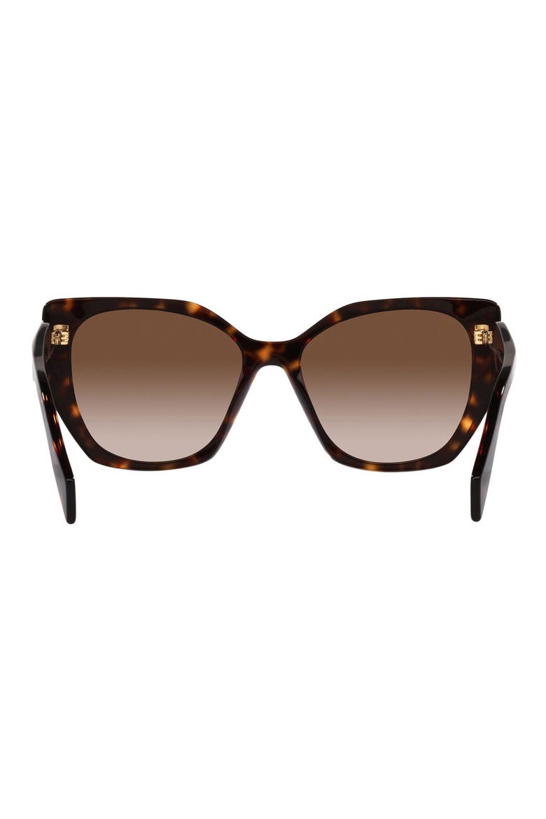 56mm Cat Eye Sunglasses, Alternate, color, TORTOISE
